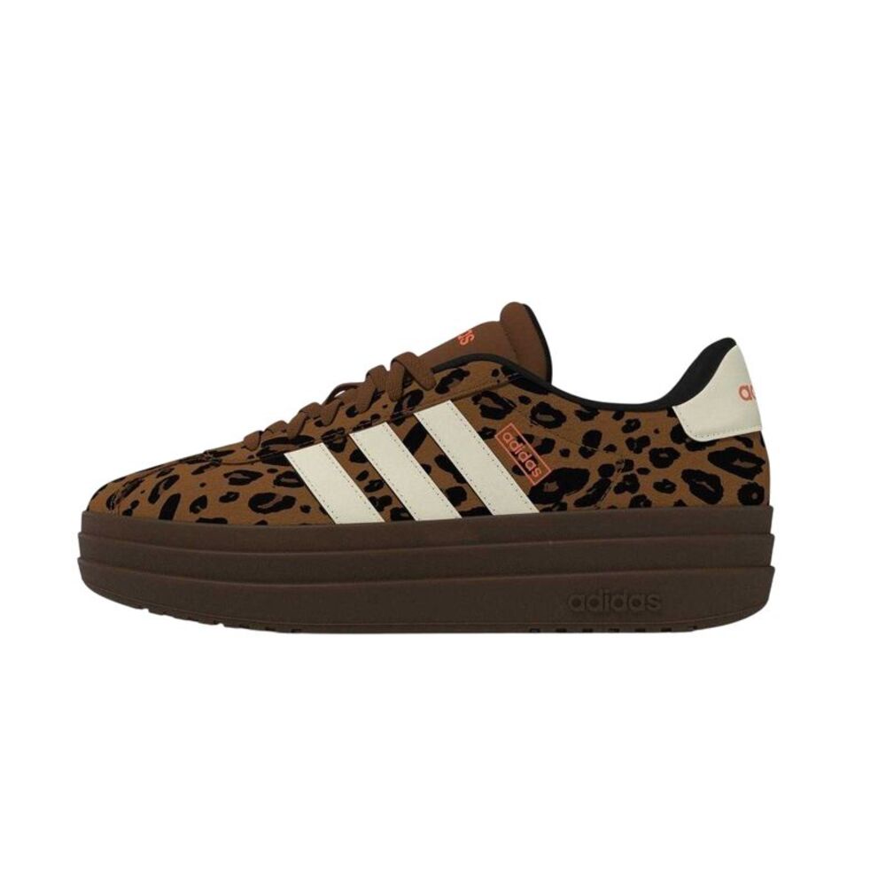 Adidas Womens/Ladies Court Bold Leather Sneakers / Leopard - Picture 2 of 3